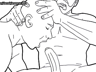 समलैंगिक कार्टून पोर्न की विशेषता और लिंग मुखमैथुन: एनीमेशन समलैंगिक वीडियो