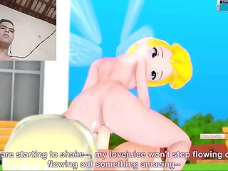 Tinker Bell Hentai: A wild ride with double penetration and facial: Anal Fucking Gay Videos