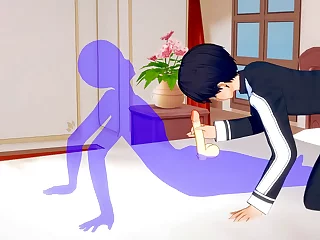 Sword Art Online Yaoi: Kirito's sensual encounter with a sissy crossdresser: 3d Cartoon Gay Videos