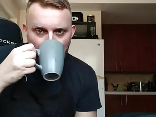 Intense solo session with Wolfgang White as a kinky barista: Cum Gay Videos