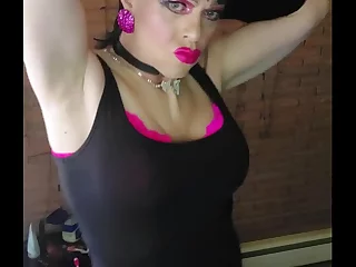 Horny crossdresser Sarahsexycd's seductive lingerie performance: Desi Gay Videos